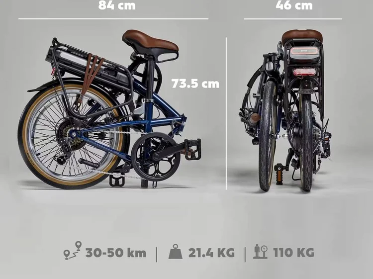 Btwin E Fold 500 Folding Electric Bike1