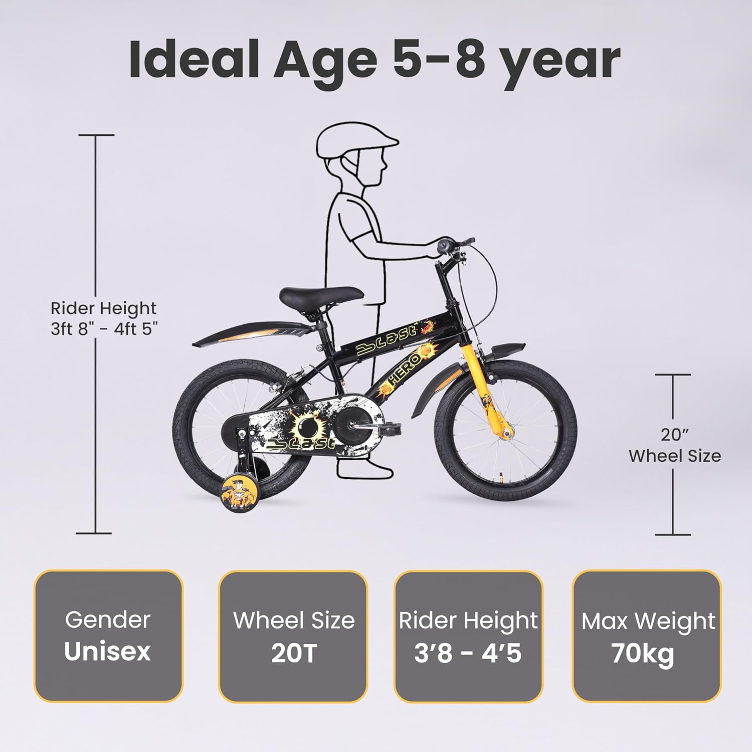 Hero Blast 20T Kids Cycle7
