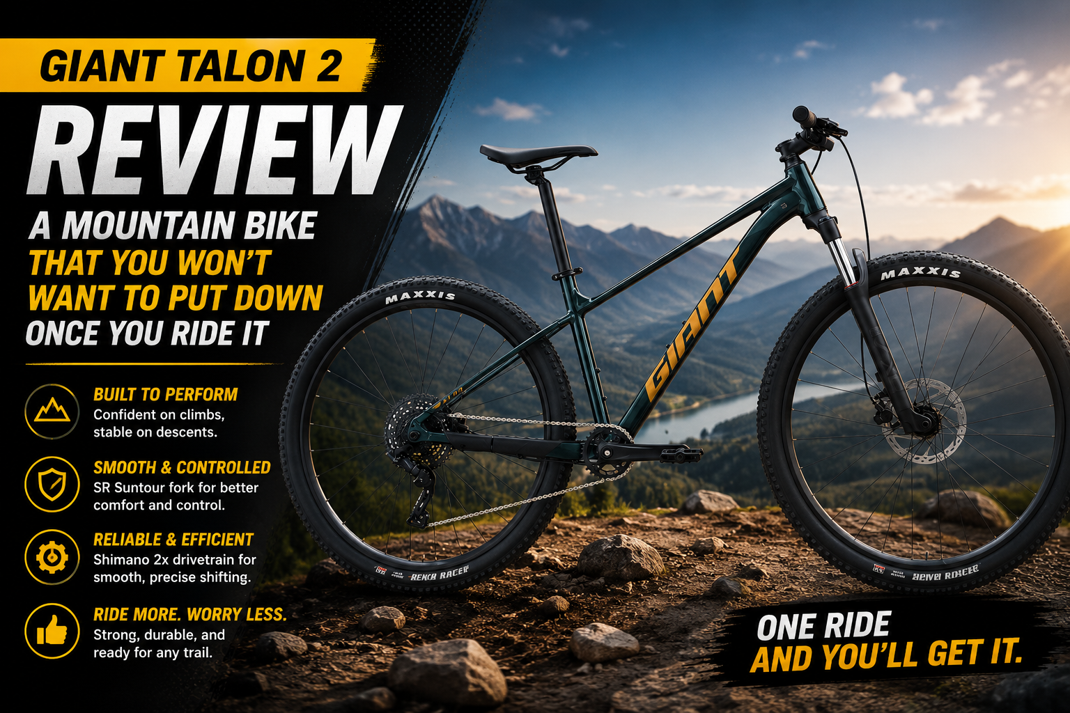 Giant Talon 2 Review a mountain bike that you won't want to put down once you ride it